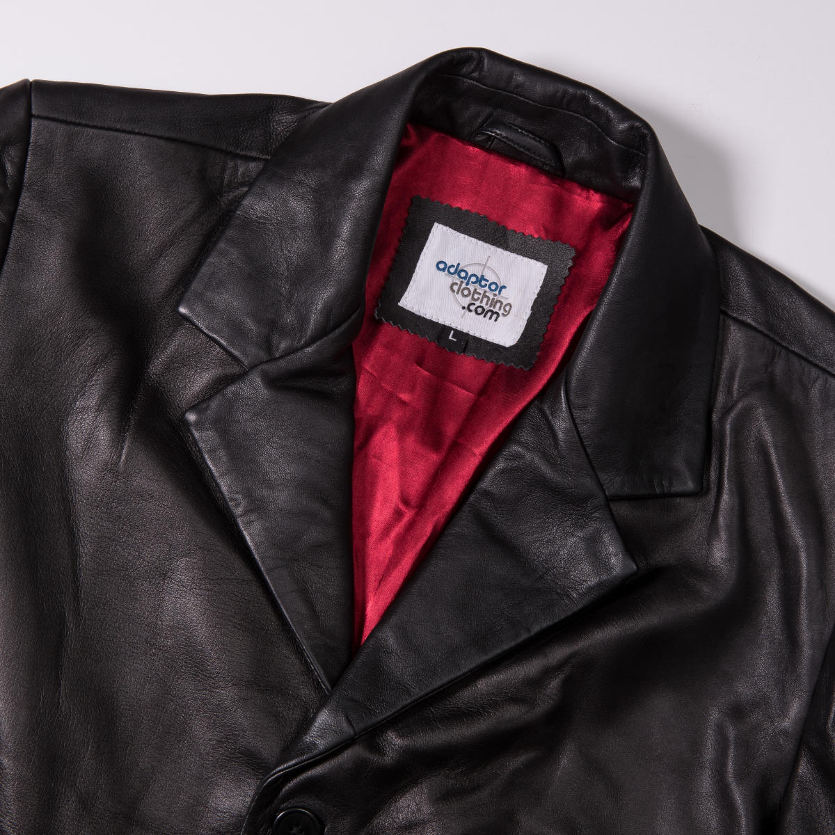 Adaptor Clothing Buttersoft Leather 3 Button SB Jacket Black - Image 6
