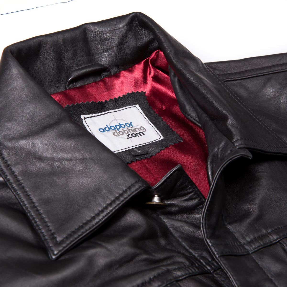 Adaptor Clothing Buttersoft Leather Trucker Jacket Brown - Image 3