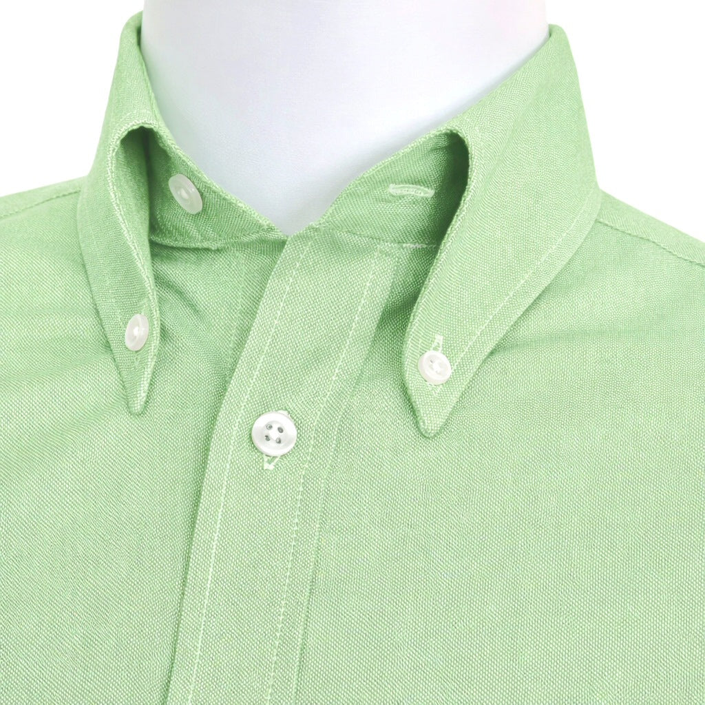 Adaptor Clothing Oxford Long Sleeve Button Down Shirt Apple - Image 2