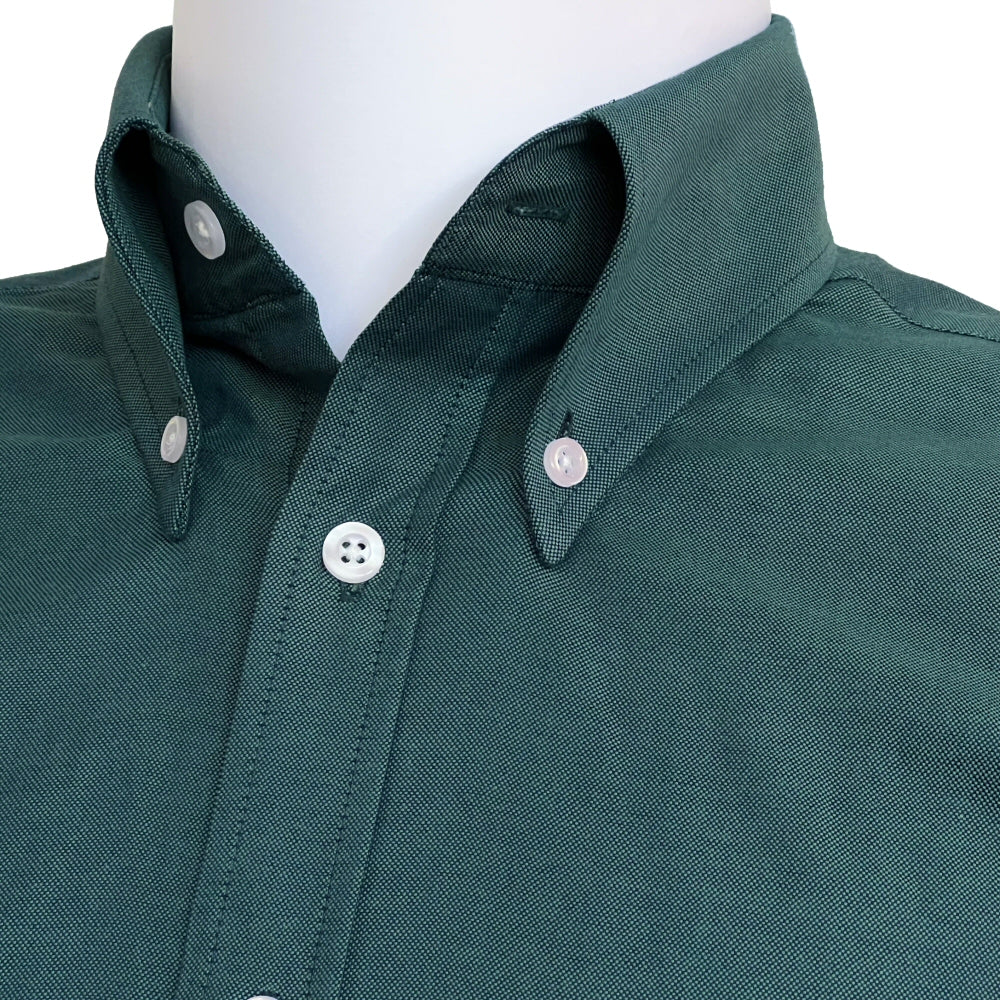 Adaptor Clothing Oxford Long Sleeve Button Down Shirt Peacock - Image 2