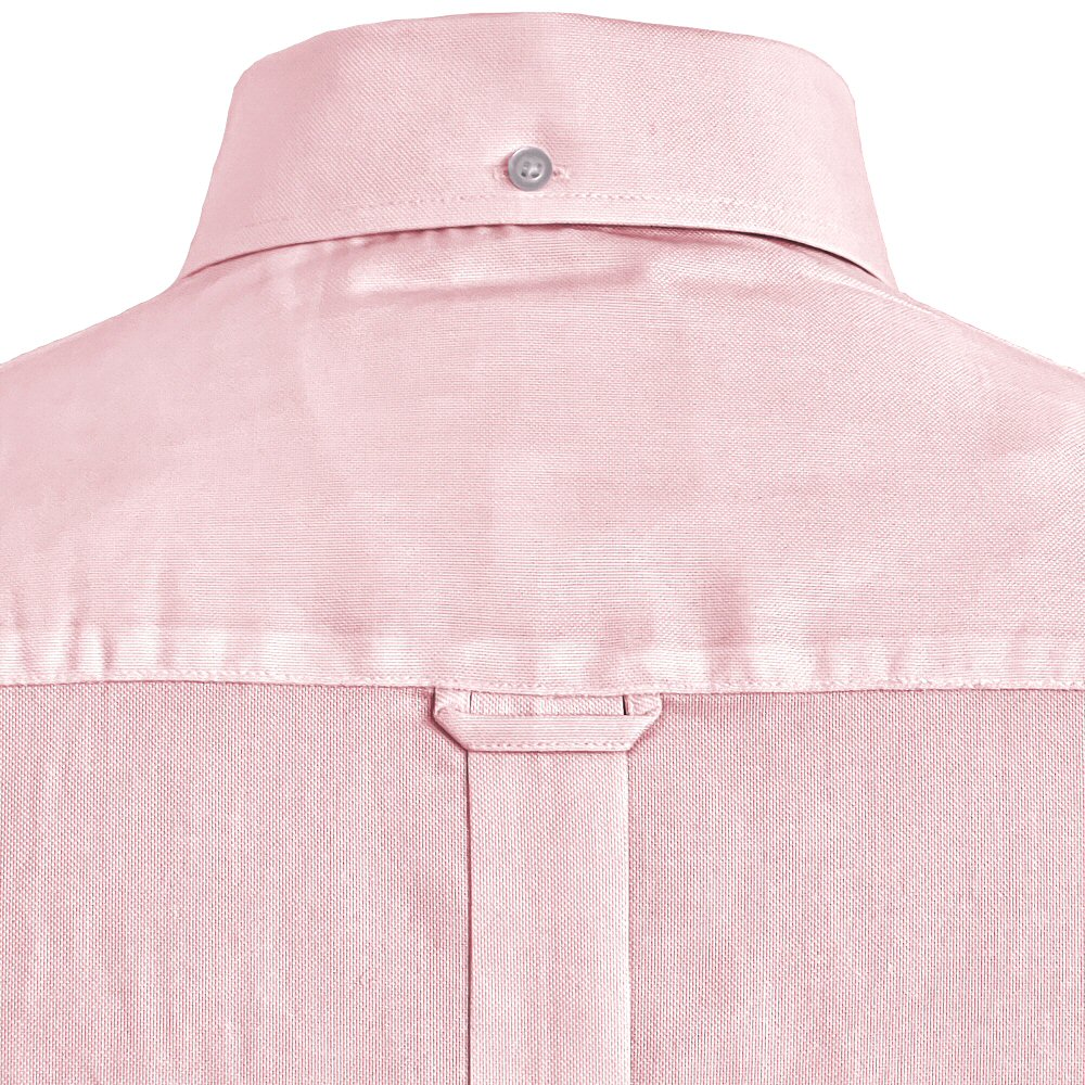 Adaptor Clothing Oxford Long Sleeve Button Down Shirt Pink - Image 4