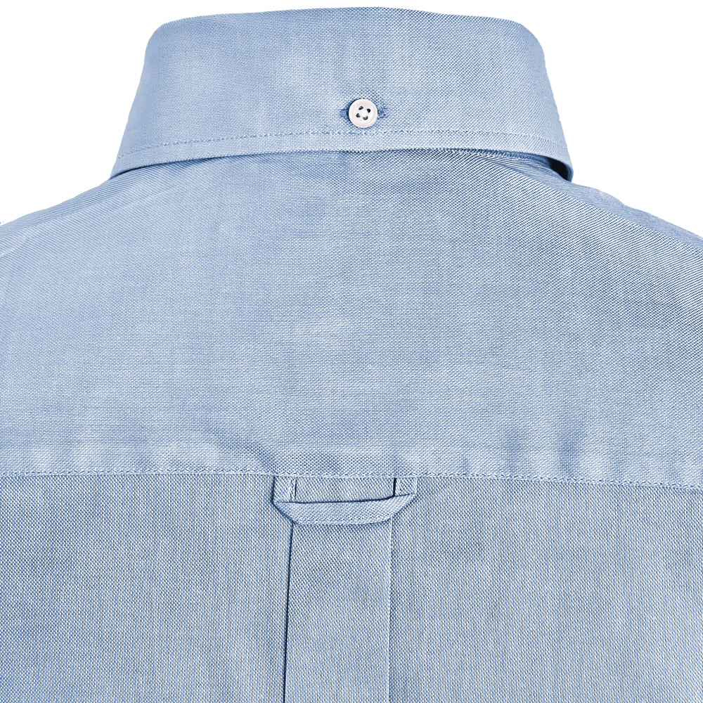 Adaptor Clothing Oxford Long Sleeve Button Down Shirt Sky Blue - Image 5