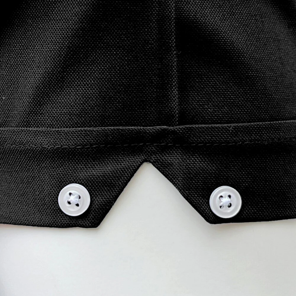 Adaptor Clothing Oxford Short Sleeve Button Down Shirt Black - Image 4