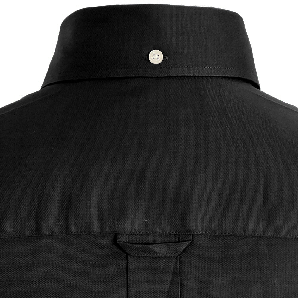 Adaptor Clothing Oxford Short Sleeve Button Down Shirt Black - Image 5