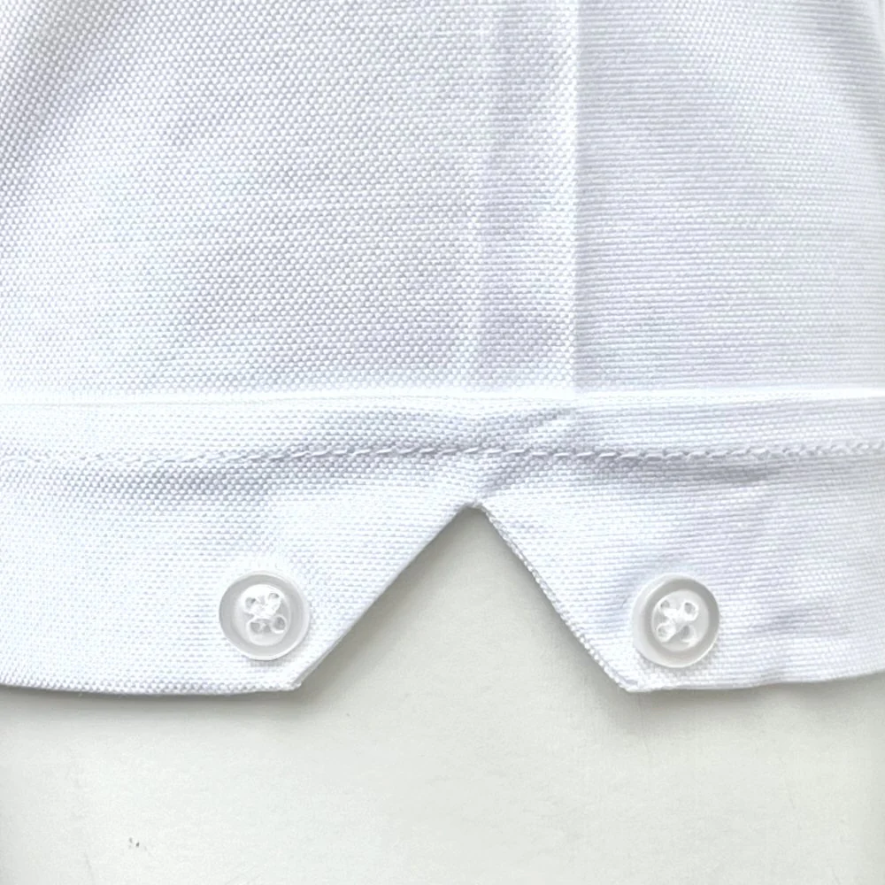 Adaptor Clothing Oxford Short Sleeve Button Down Shirt White - Image 5