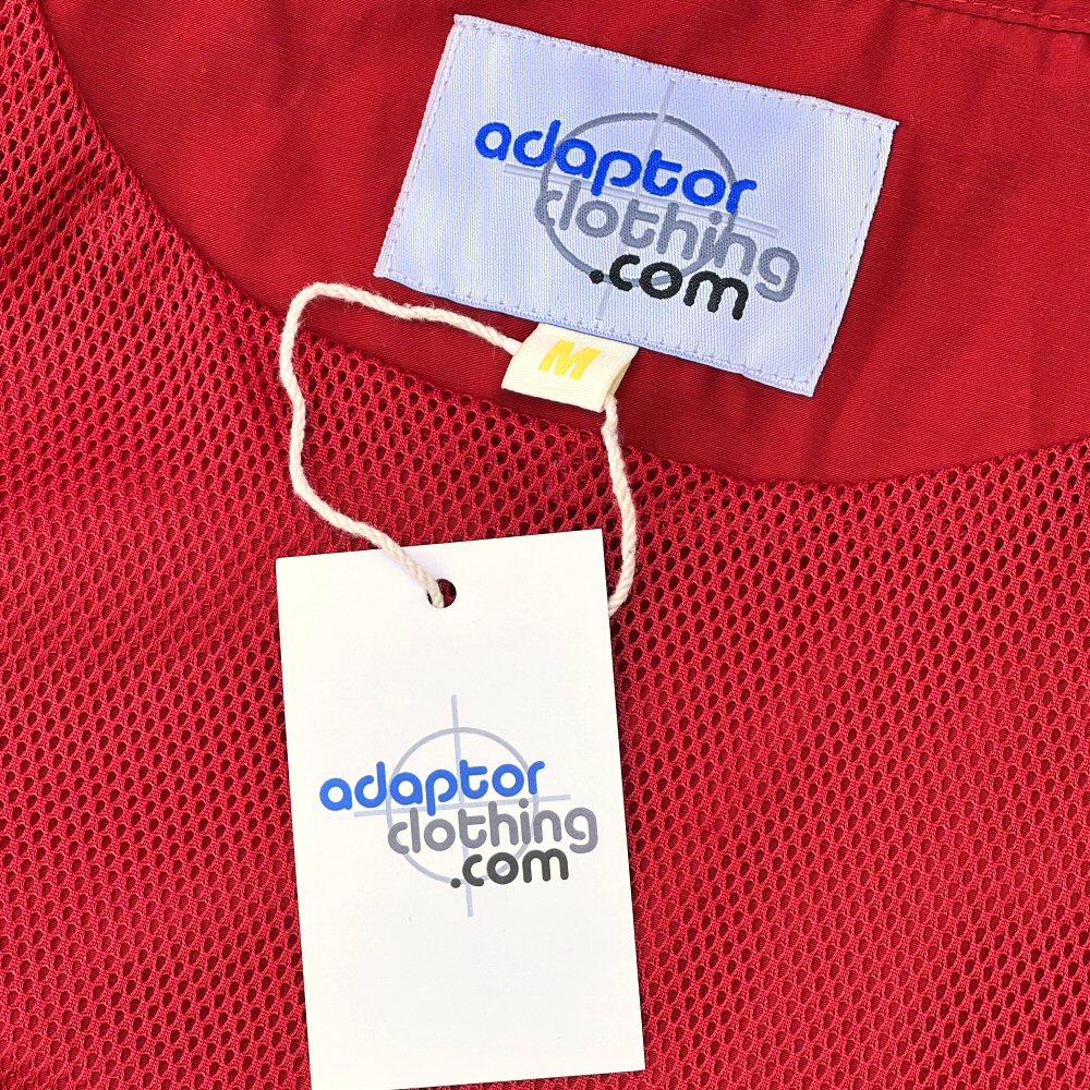 Adaptor Clothing Retro Sixties Replica Windbreaker Scarlet - Image 13