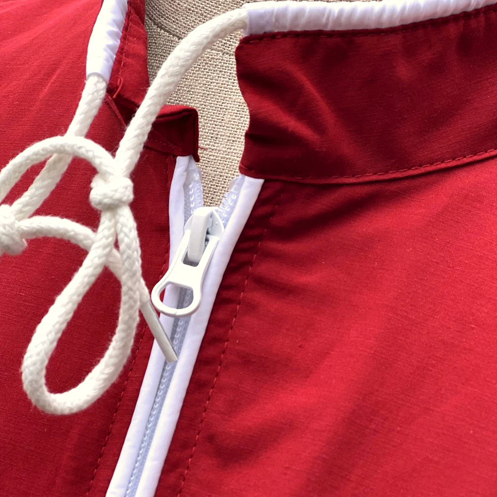 Adaptor Clothing Retro Sixties Replica Windbreaker Scarlet - Image 21