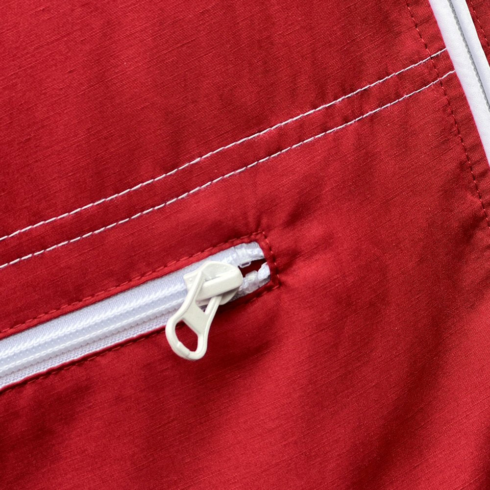 Adaptor Clothing Retro Sixties Replica Windbreaker Scarlet - Image 7