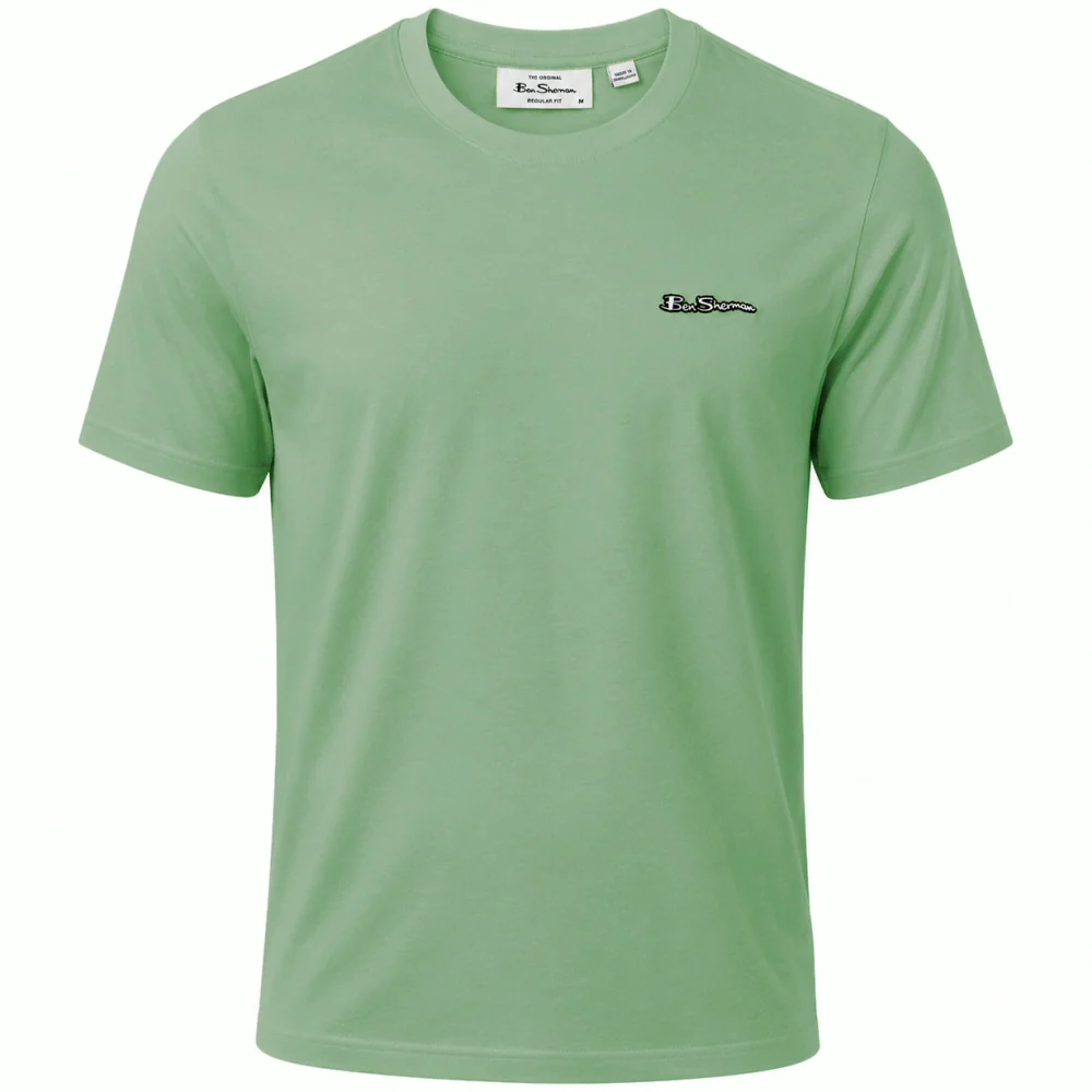 Ben Sherman Rubber Signature Badge T-Shirt Sage