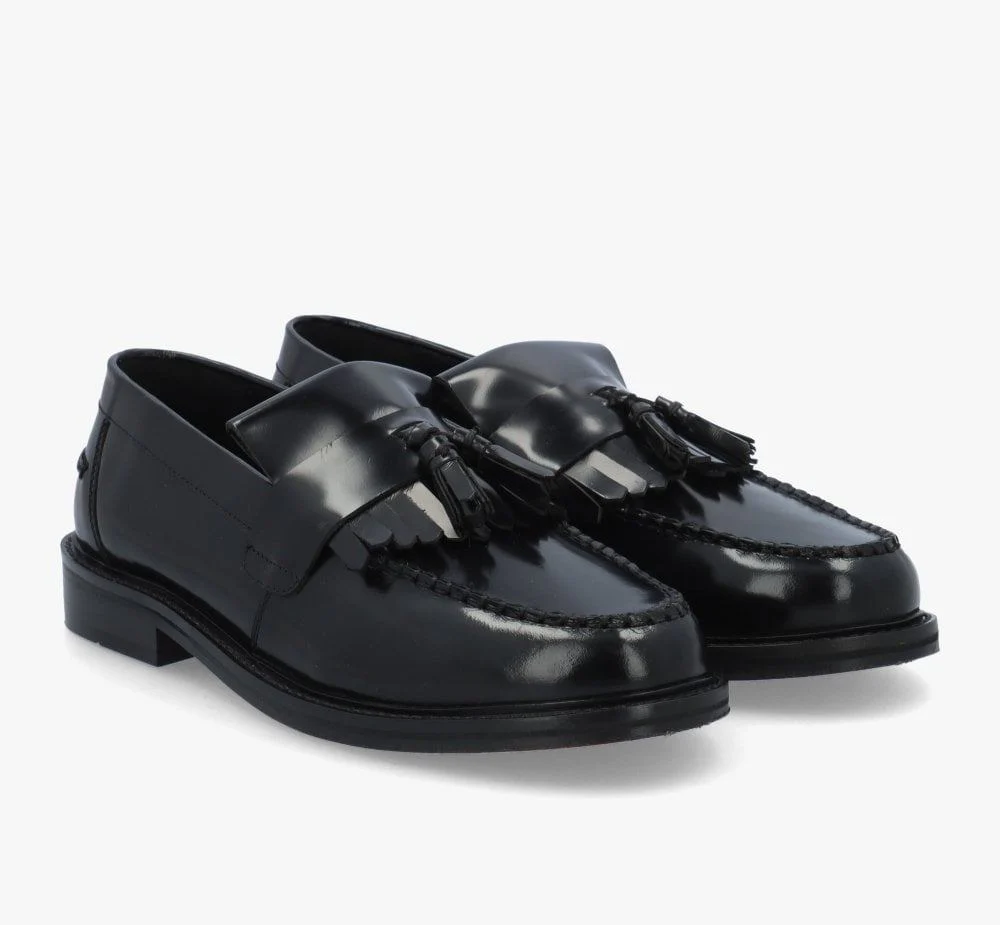 Delicious Junction Rude Boy Tassel Loafer Black
