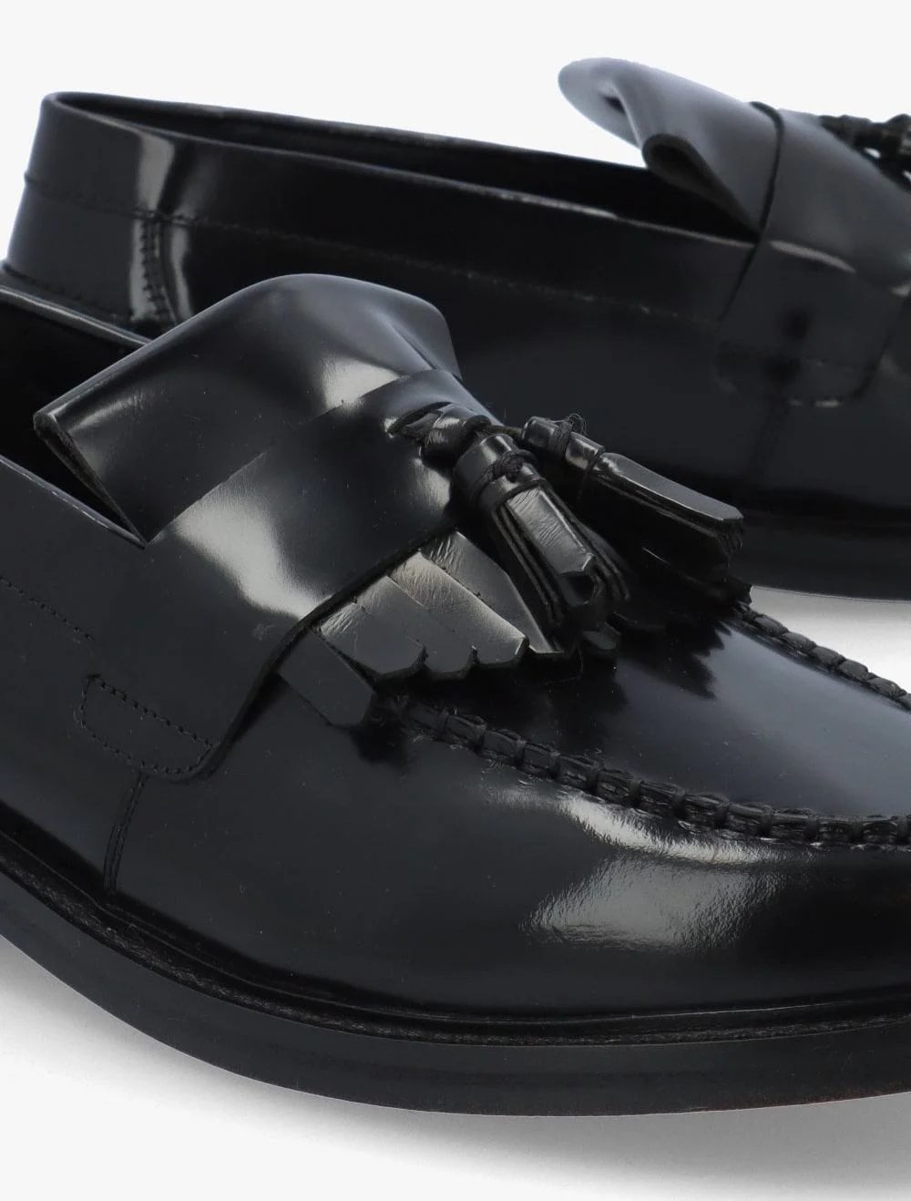Delicious Junction Rude Boy Tassel Loafer Black - Image 2