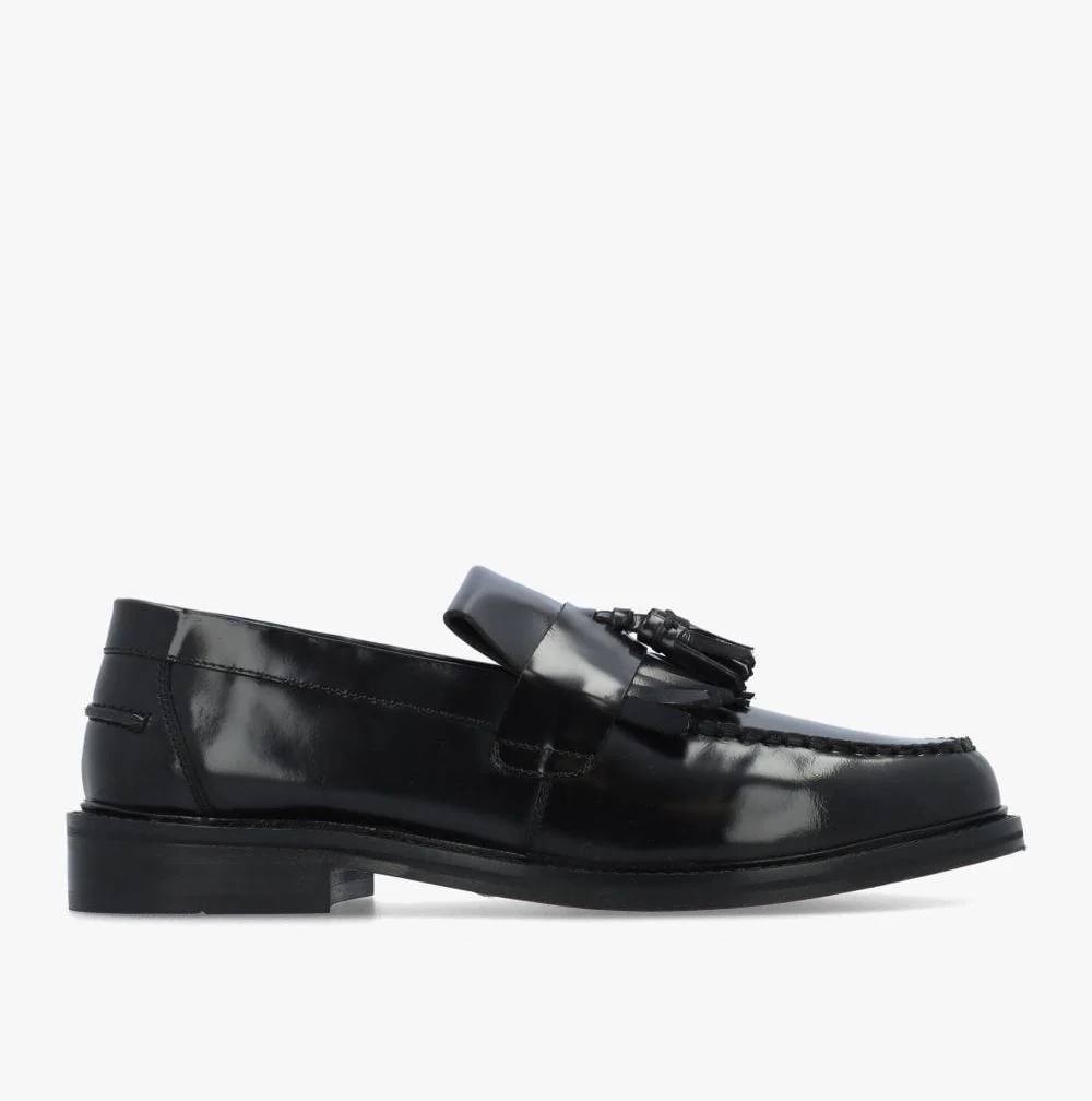 Delicious Junction Rude Boy Tassel Loafer Black - Image 3