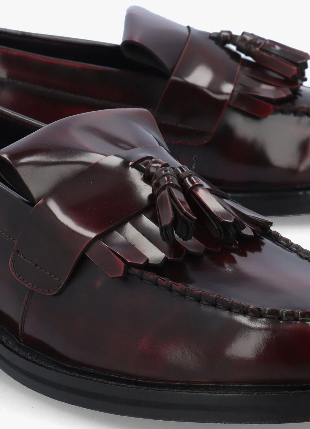 Delicious Junction Rude Boy Tassel Loafer Oxblood - Image 2
