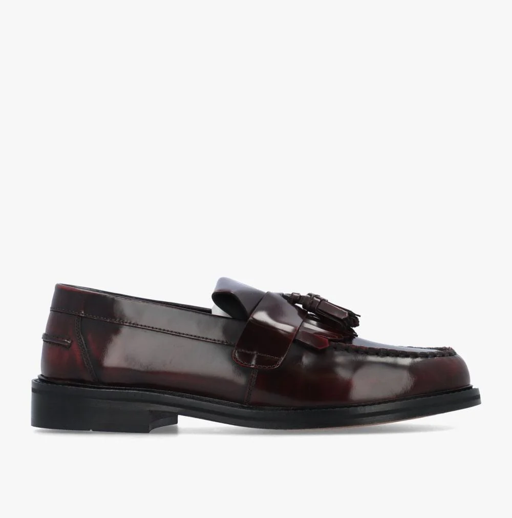 Delicious Junction Rude Boy Tassel Loafer Oxblood - Image 3