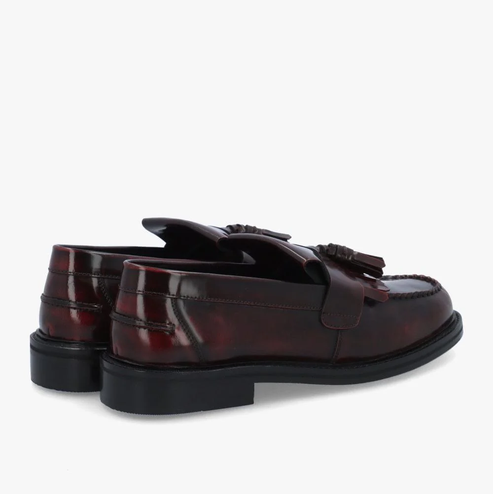 Delicious Junction Rude Boy Tassel Loafer Oxblood - Image 4