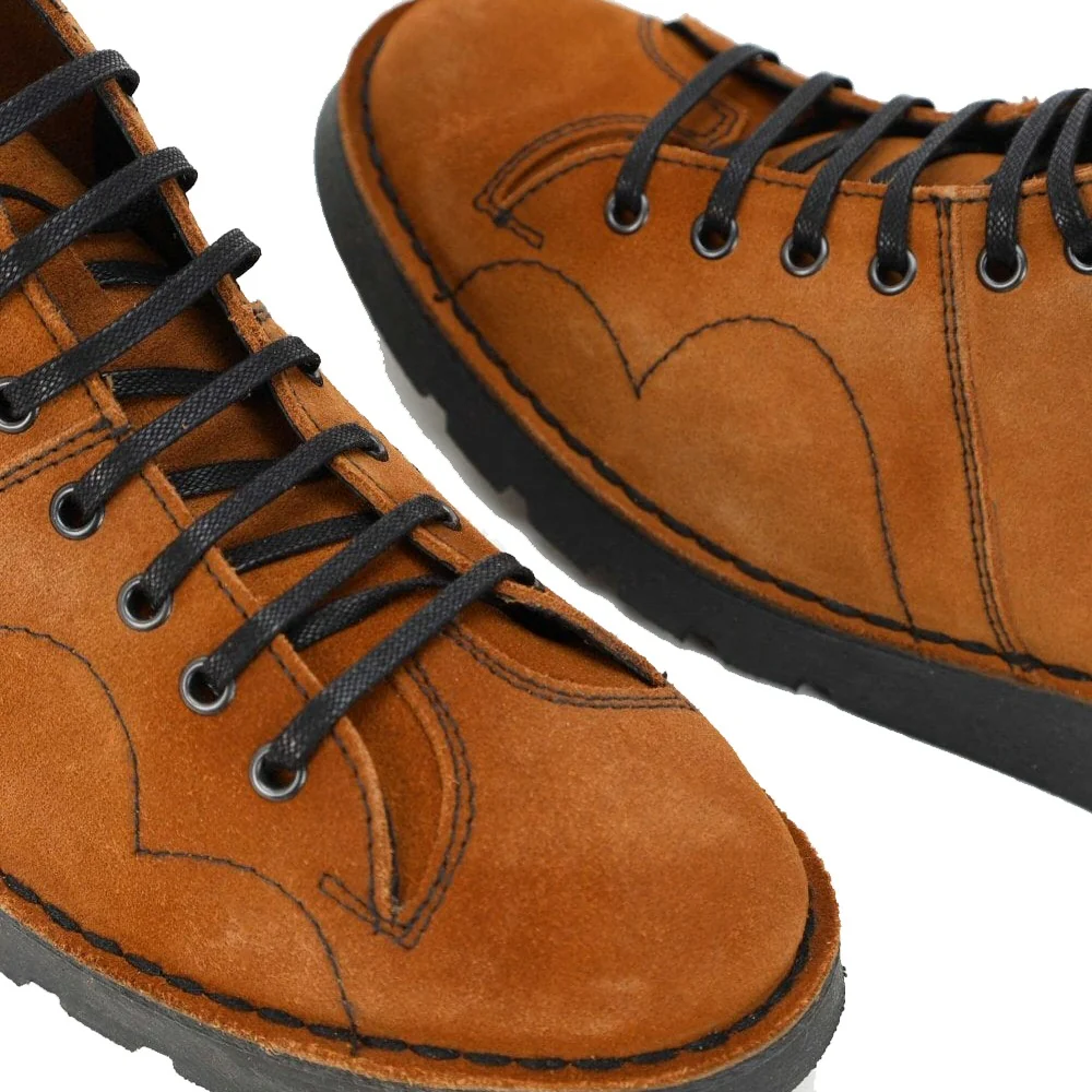 Delicious Junction Suede Monkey Boot Ginger - Image 5