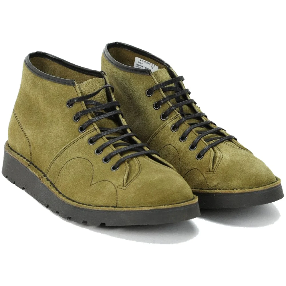 Delicious Junction Suede Monkey Boot Olive - Image 2