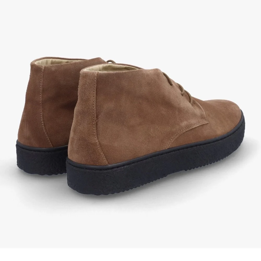 Delicious Junction Suede Playboy Bullitt Boot Taupe - Image 3