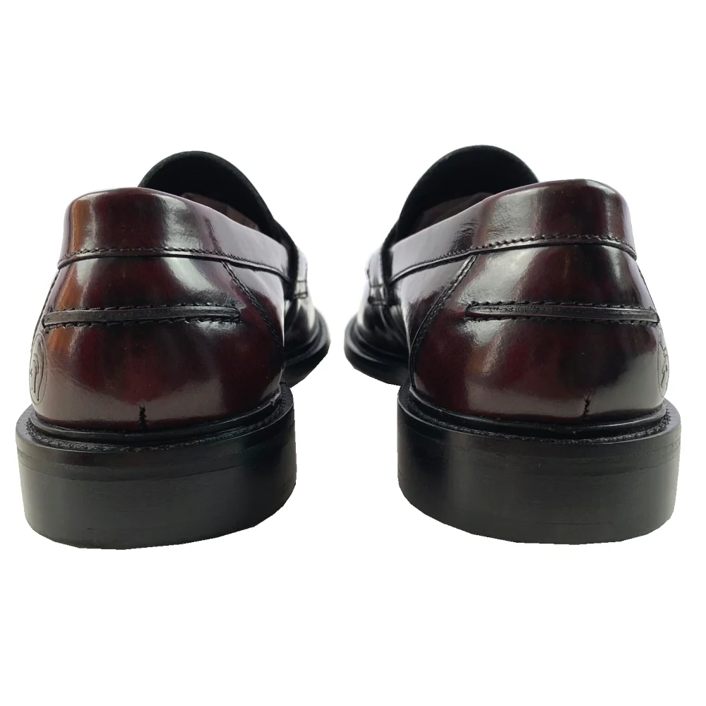 Delicious Junction x Trojan Branded DUKE Tassel Loafers Shoe Oxblood - Image 6
