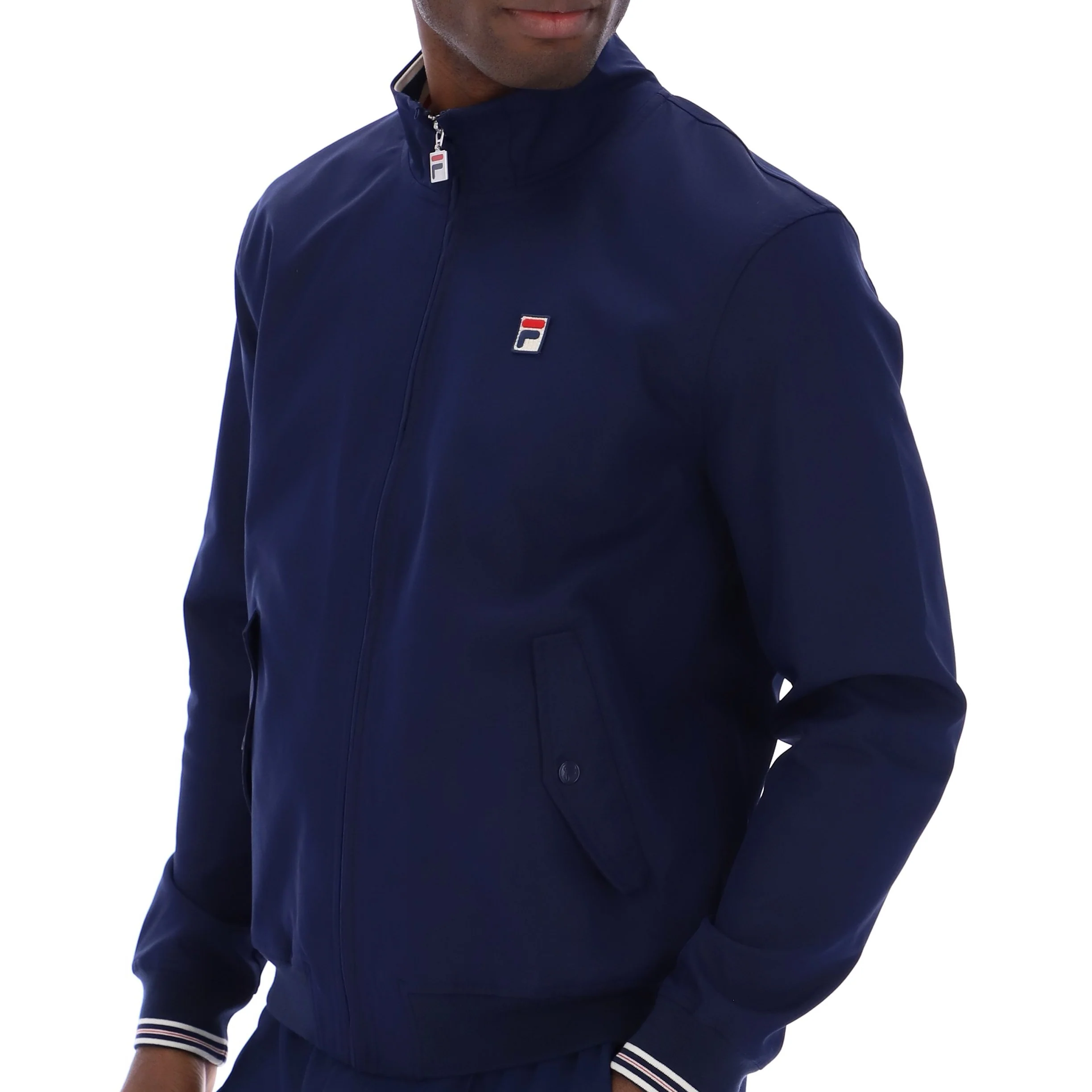 Fila Arturo Tipped Harrington Coach Jacket Navy - Image 5