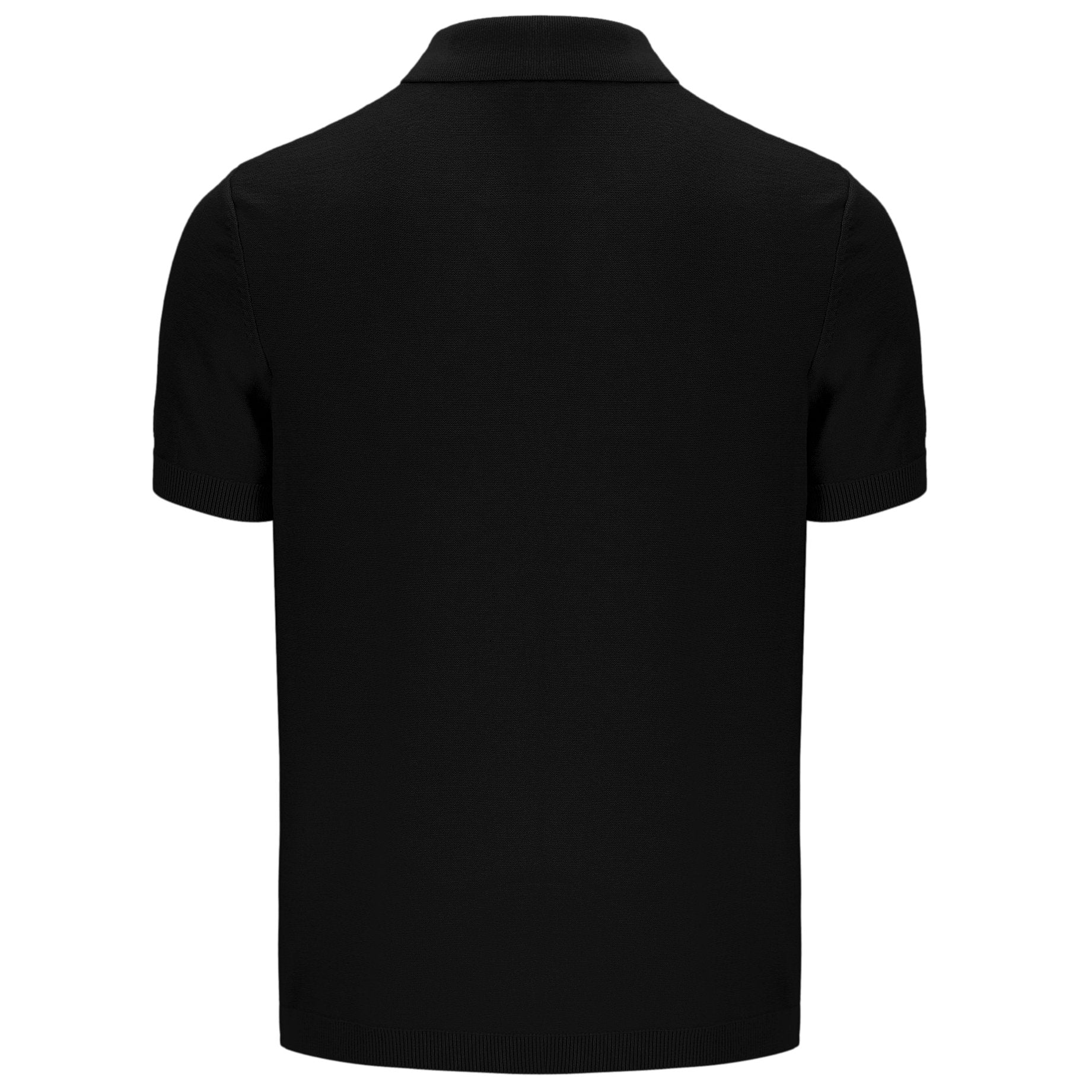 Fila Gold Collection Cable Knit Polo Black - Image 4