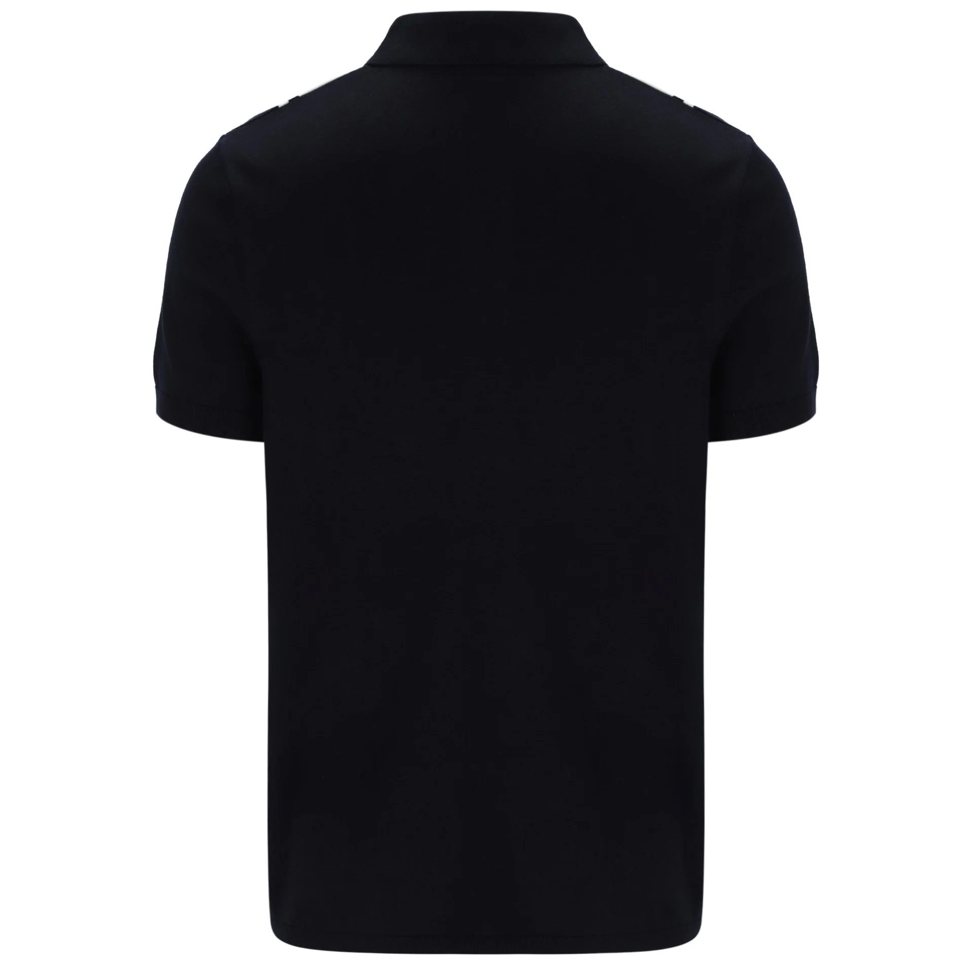 Fila Gold Collection Multi Stripe Knit Polo Black - Image 3