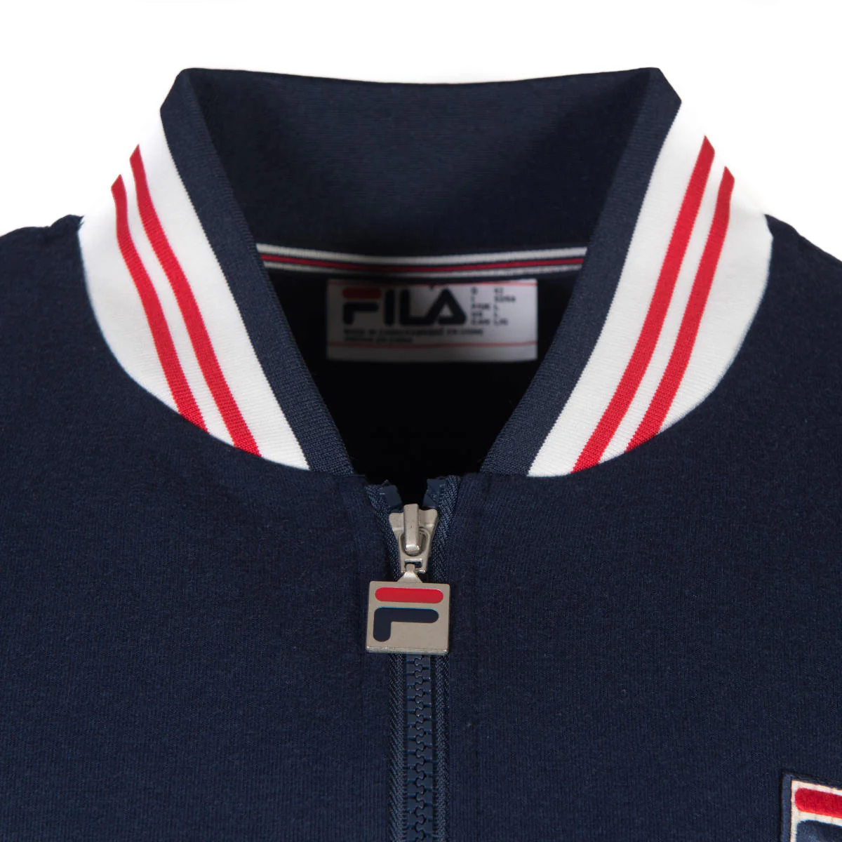 Fila Settanta Baseball Track Jacket Tracky Navy - Image 3