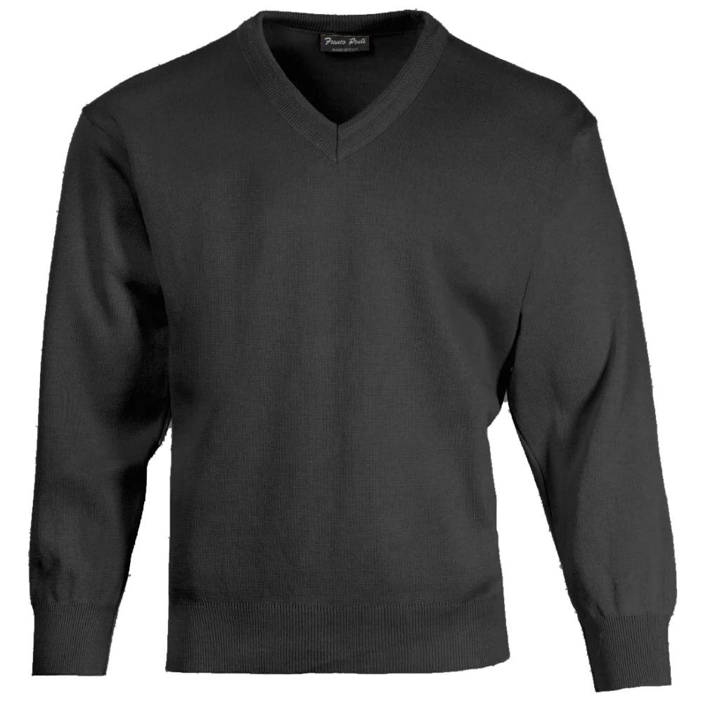 Franco Ponti Made in Italy Merino Wool V-NECK Jumper (13 Colours) - Image 3