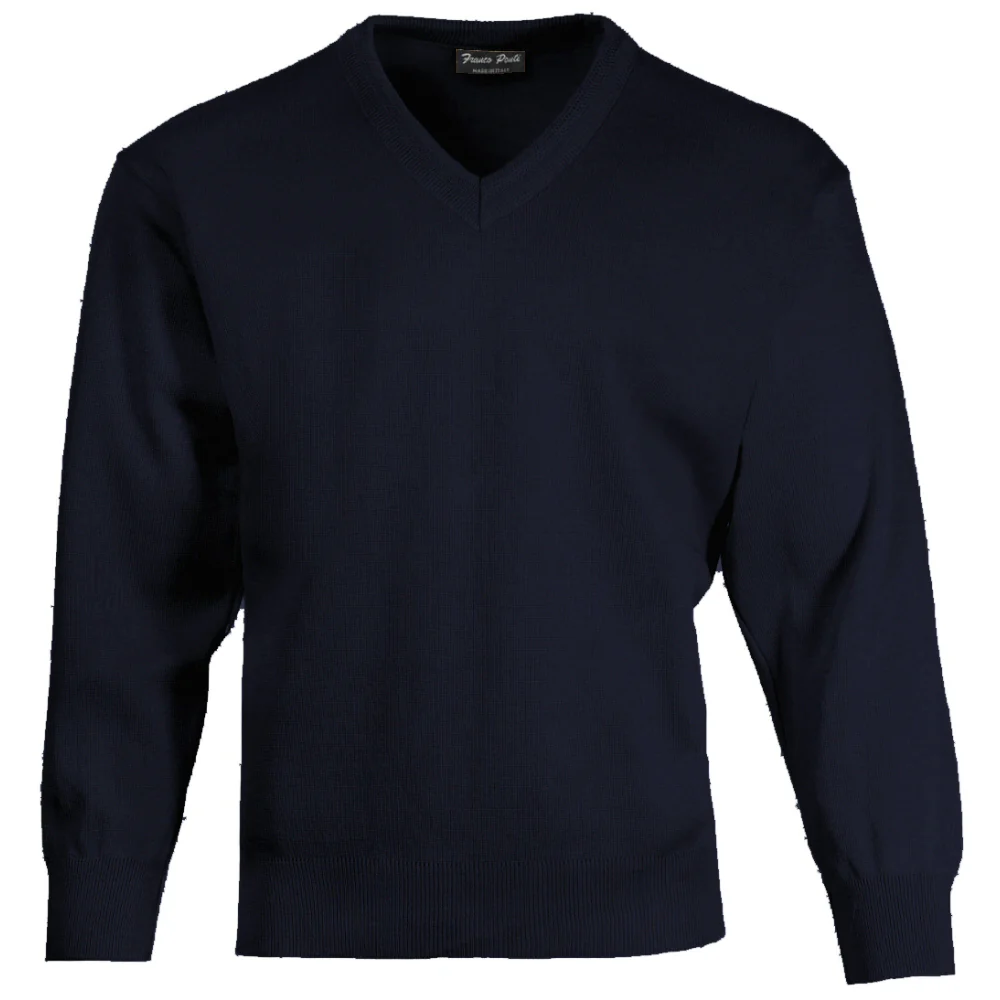 Franco Ponti Made in Italy Merino Wool V-NECK Jumper (13 Colours) - Image 5
