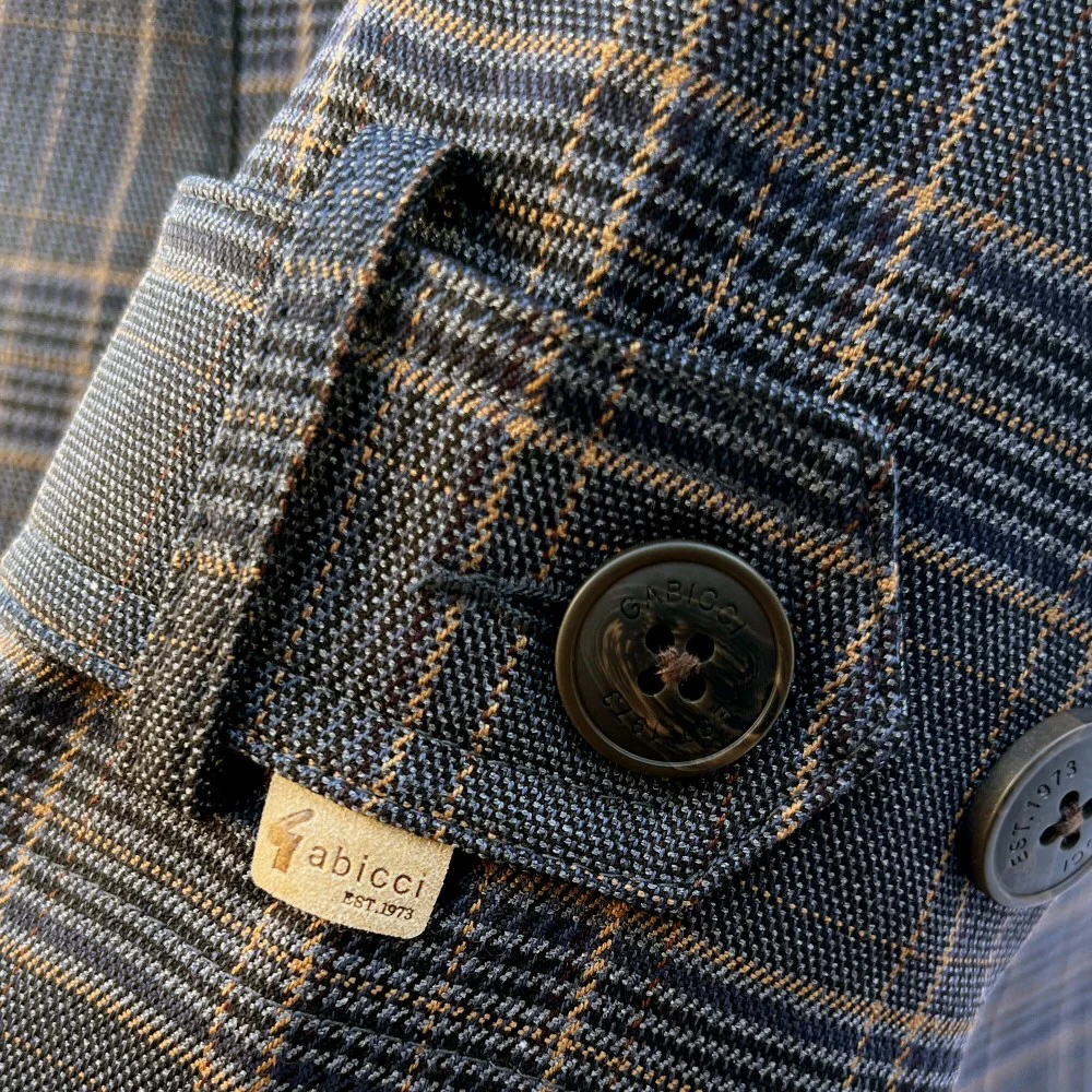 Gabicci Vintage Overcheck Fly Fronted Raincoat Charcoal - Image 4