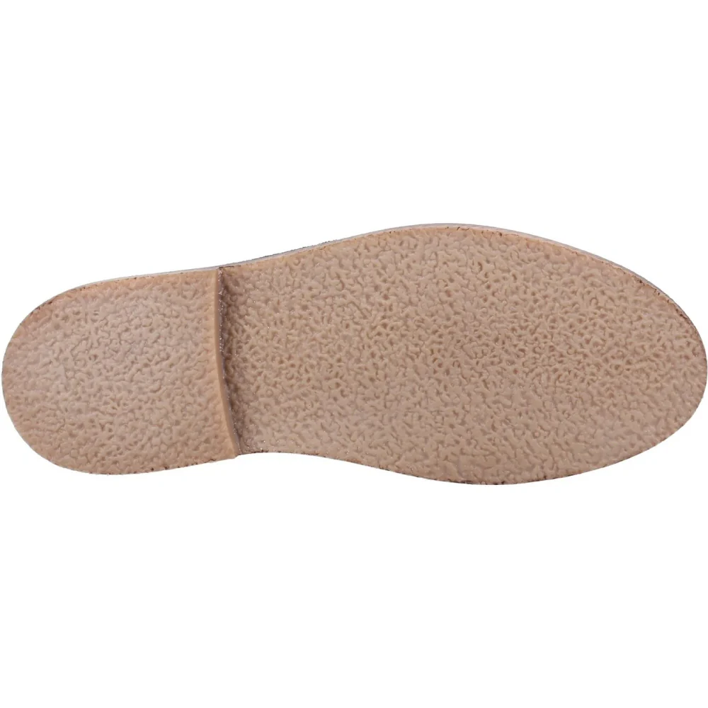 Hush Puppies Samuel Classic 2 Hole Suede Desert Boots Navy - Image 3