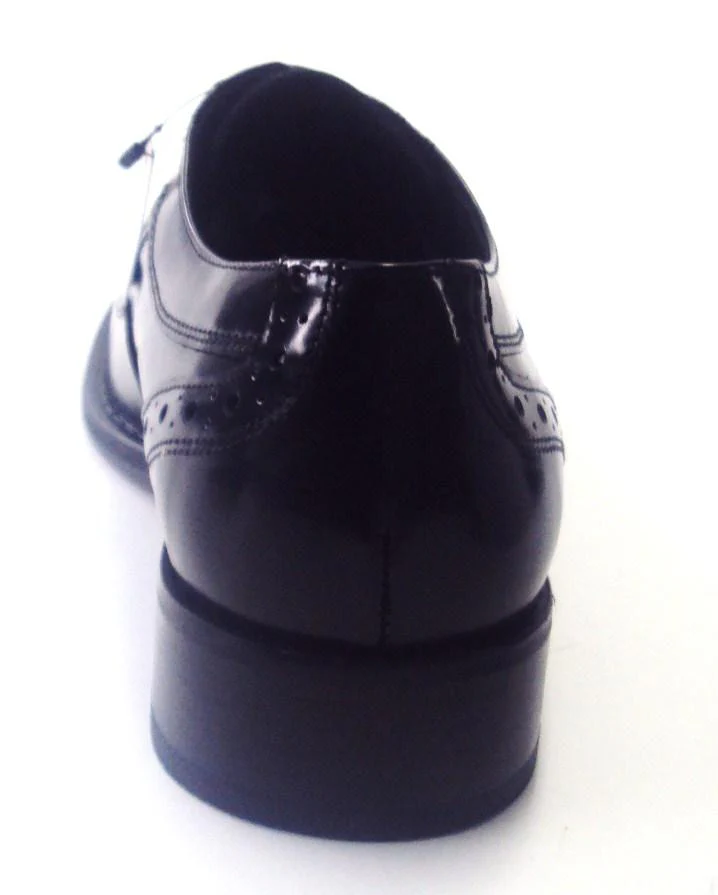 Ikon Original Krombie Leather Brogues in Black - Image 5