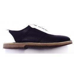 Ikon Original Marriott Leather Bowling Shoes in Black/White - Image 2