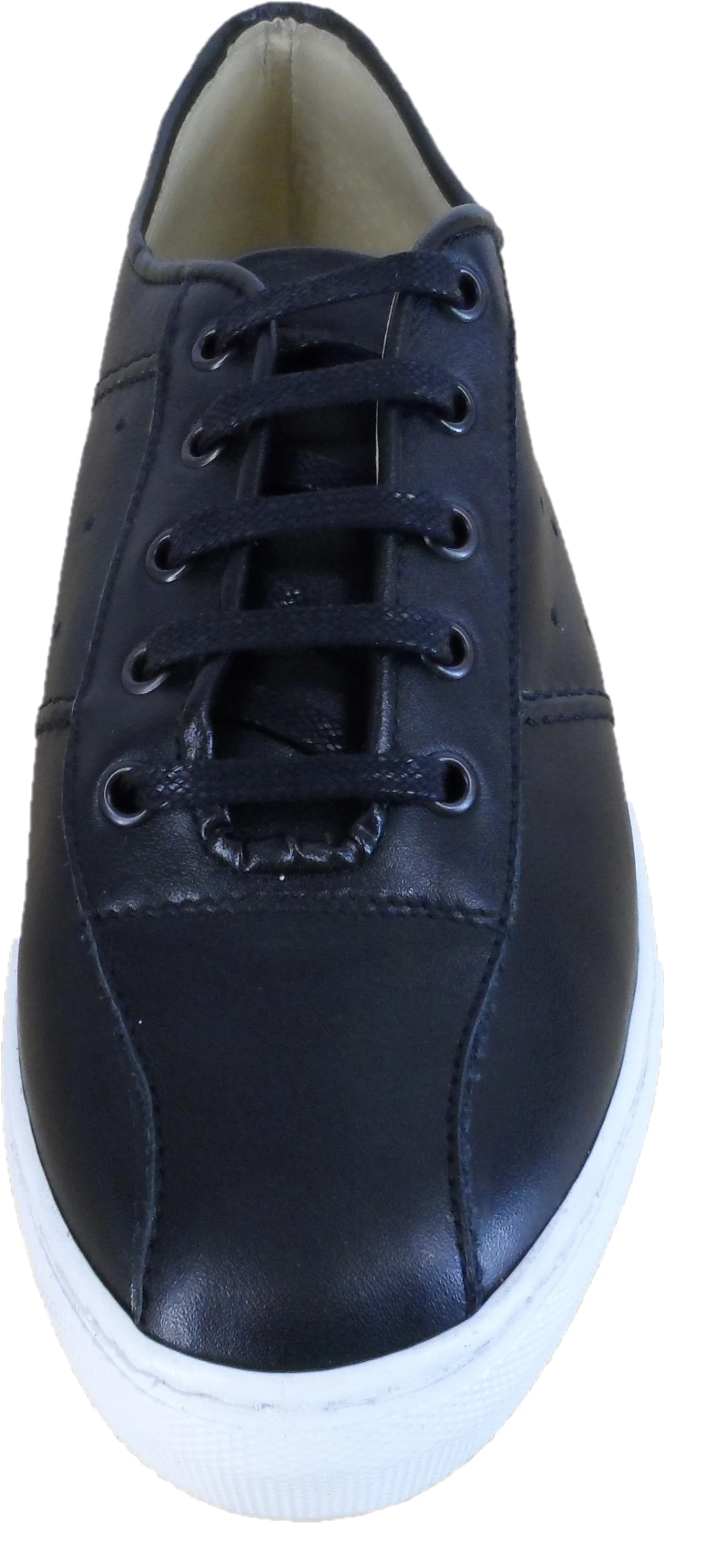 Ikon Original Mens All Black Mod Jam Bowling Trainers - Image 3
