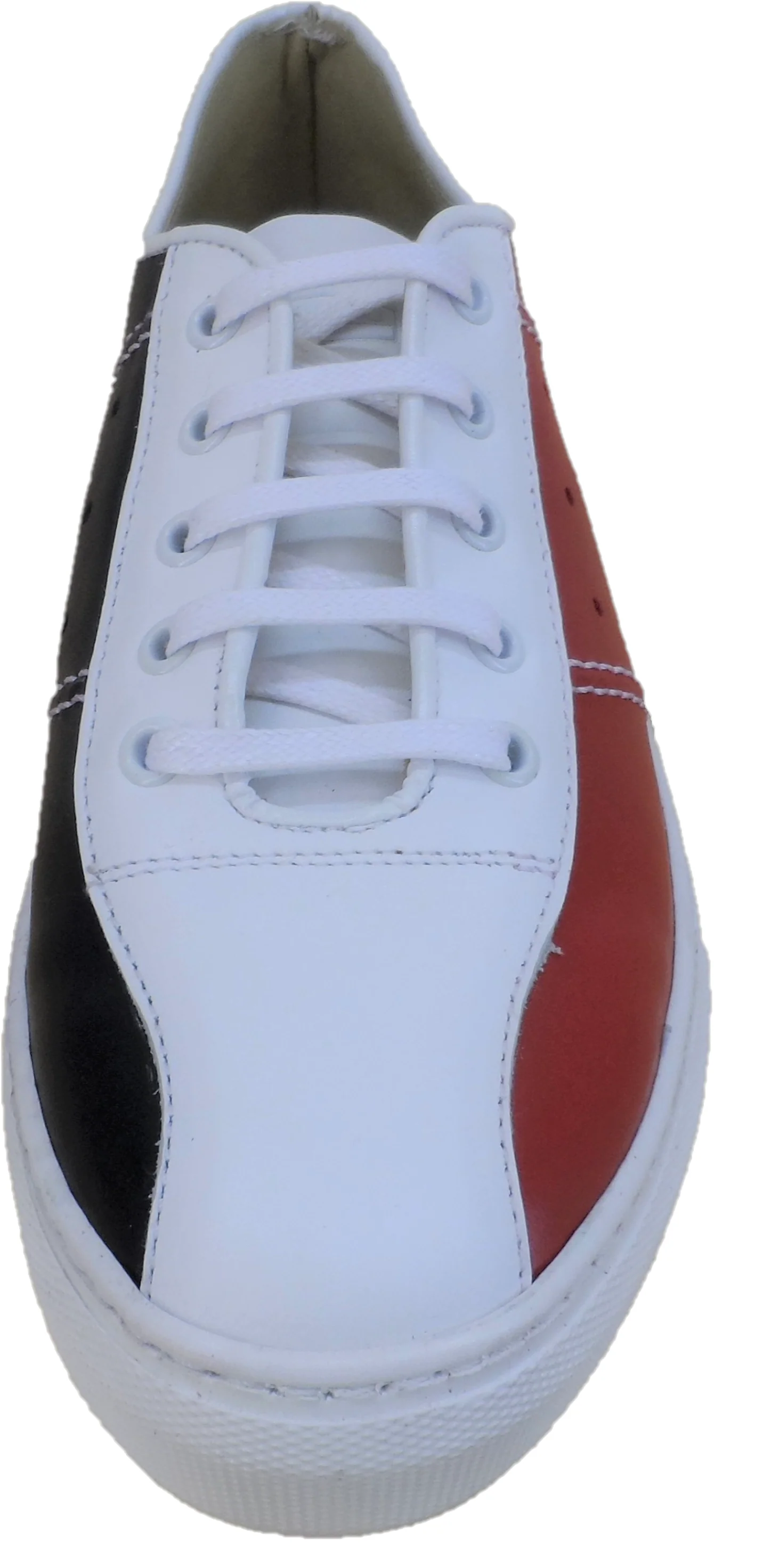 Ikon Original Mens Red, White & Blue Bowling Trainers - Image 4
