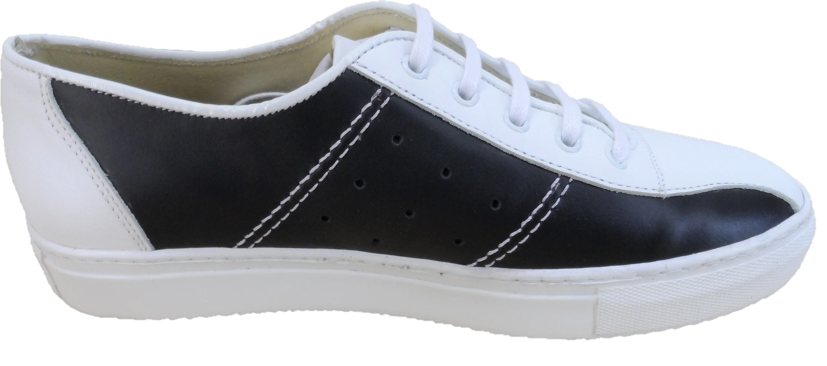 Ikon Original Mens Red, White & Blue Bowling Trainers - Image 5