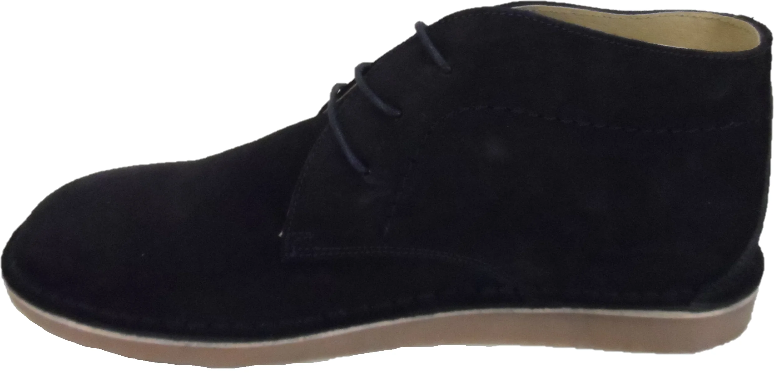Ikon Original Navy Blue Nomad 70s Mod Style Real Suede Desert Boots - Image 2