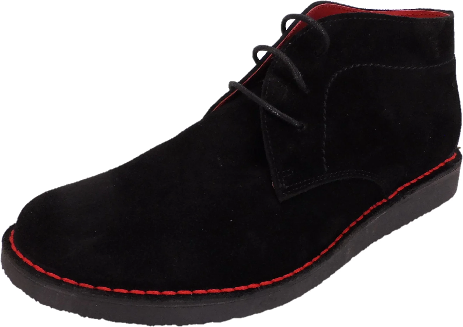 Ikon Original Nomad Suede Desert Boots in Black - Image 2