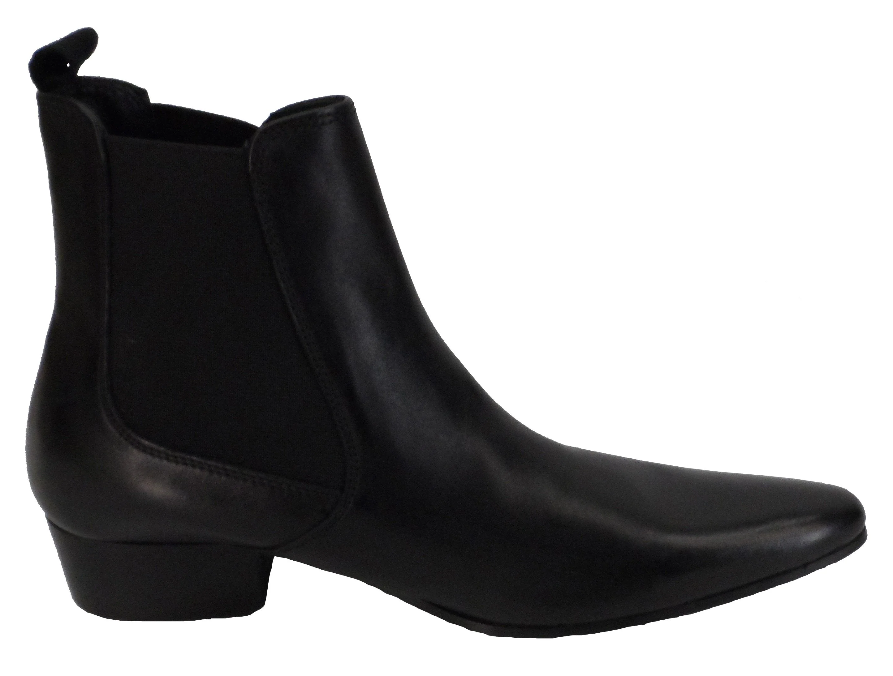 Ikon Original Revolver Leather Beatle Boots in Black - Image 4