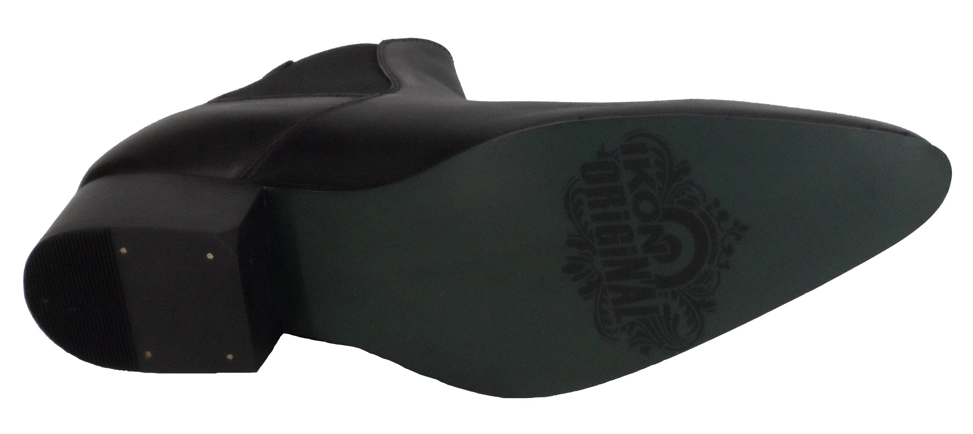 Ikon Original Revolver Leather Beatle Boots in Black - Image 5