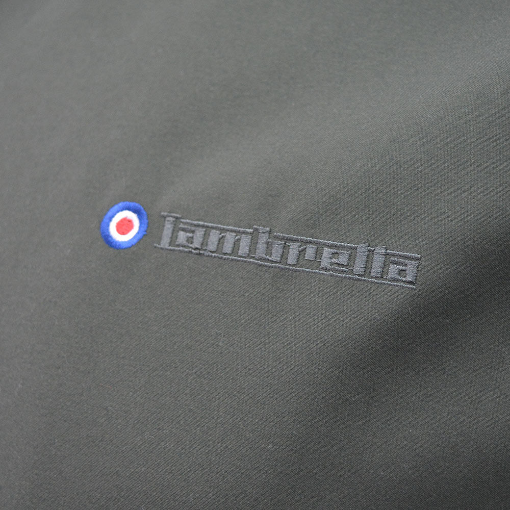 Lambretta Shower Resistant Harrington Jacket Khaki - Image 6
