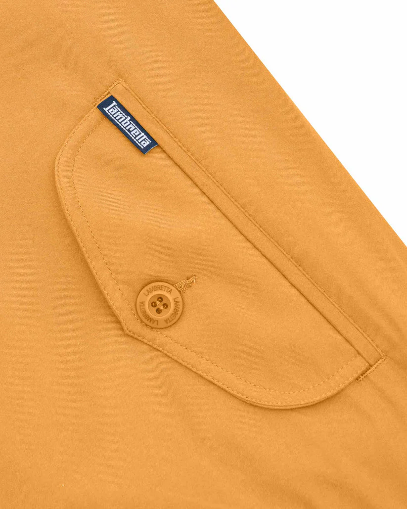 Lambretta Shower Resistant Harrington Jacket Mustard - Image 6
