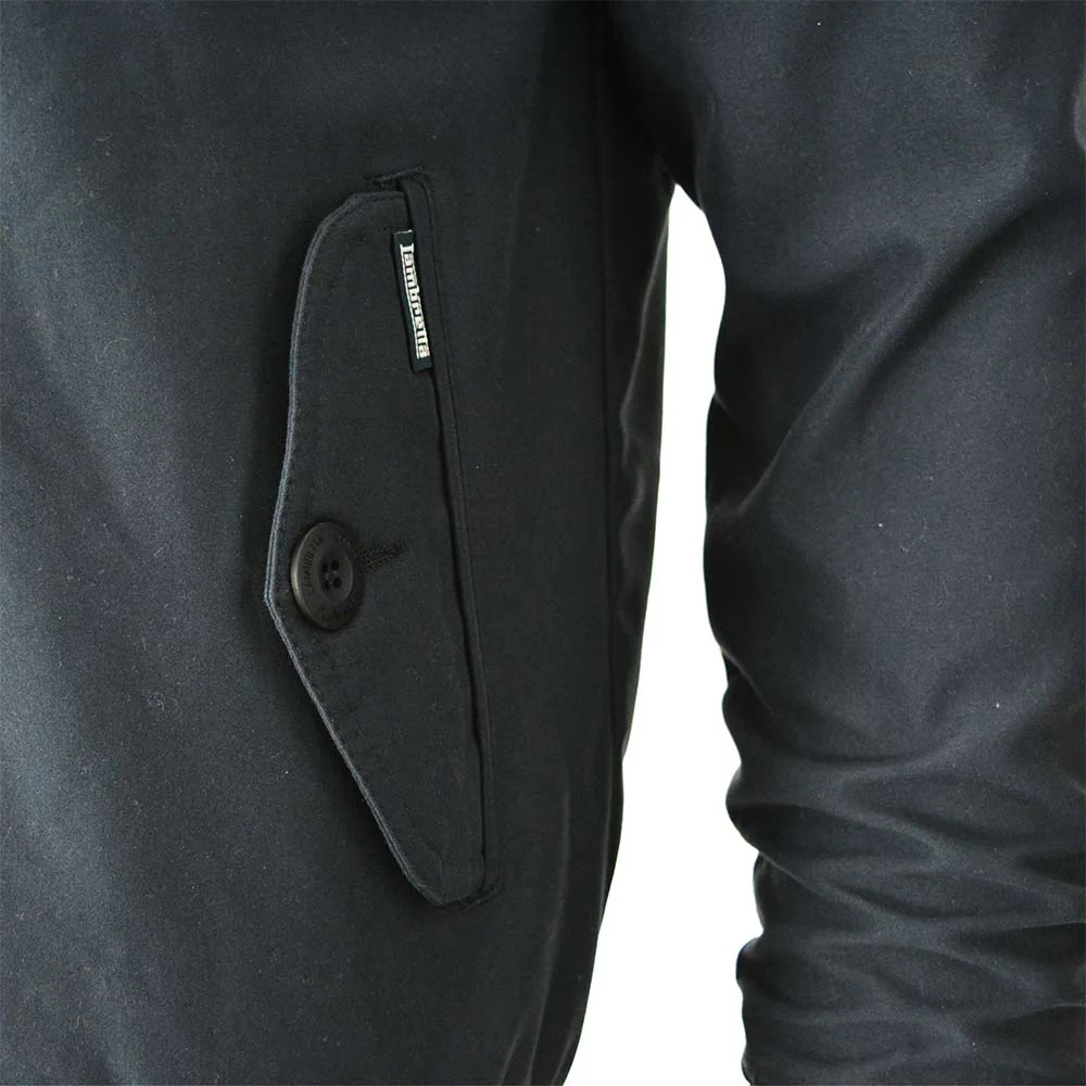 Lambretta Shower Resistant Harrington Jacket Navy - Image 4