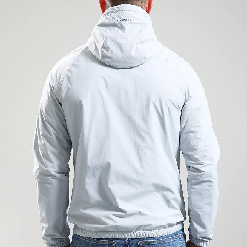 Marshall Artist Waterproof Ripstop Jacket Light Grey - Image 3