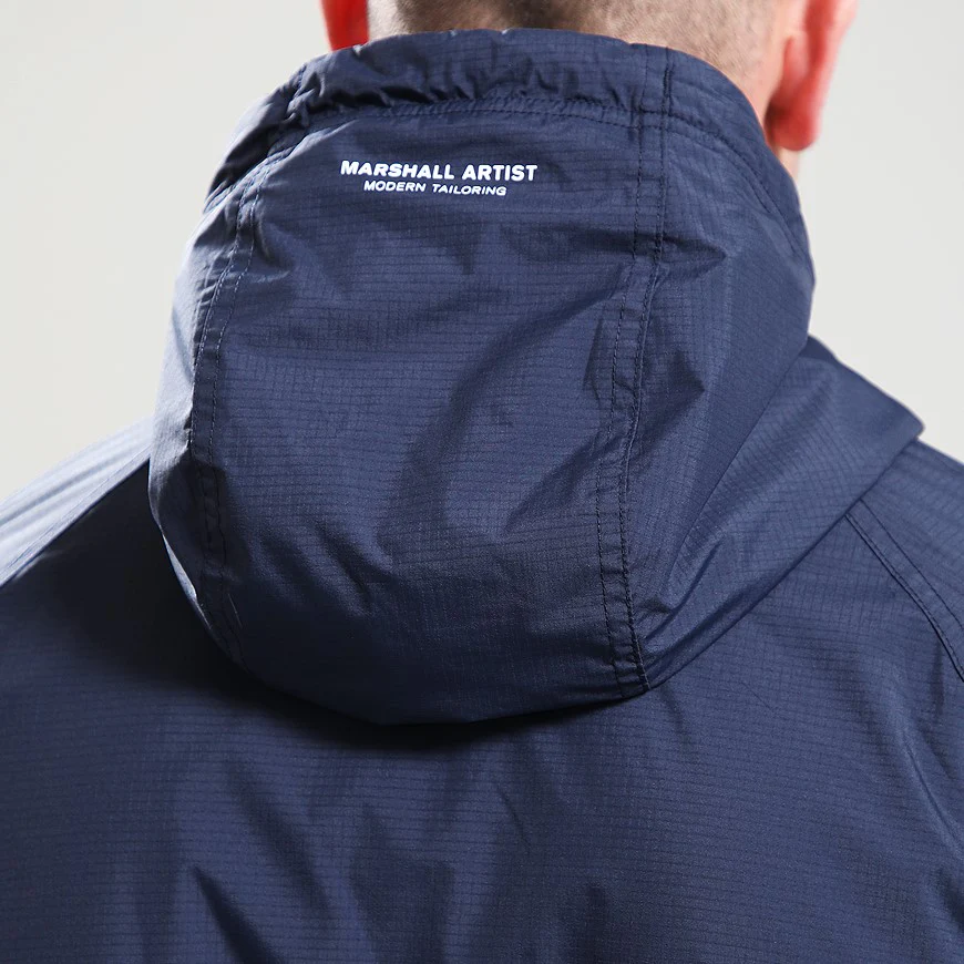 Marshall Artist Waterproof Ripstop Jacket Navy - Image 5