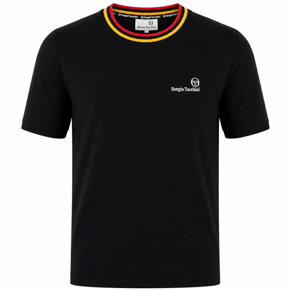 Sergio Tacchini Rainer Ringer T-Shirt Black