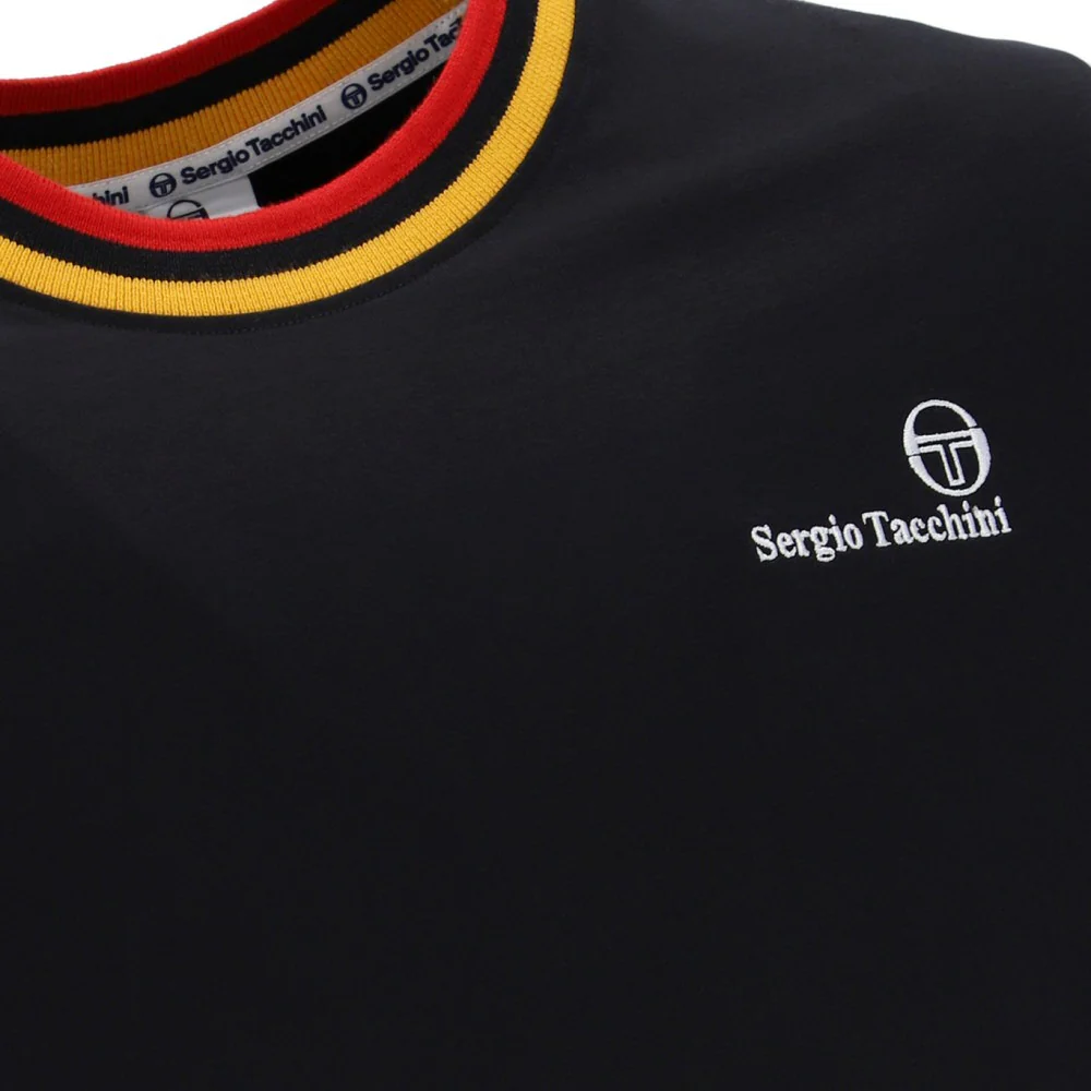 Sergio Tacchini Rainer Ringer T-Shirt Black - Image 4