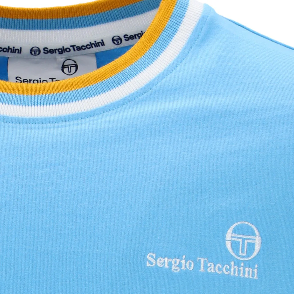 Sergio Tacchini Rainer Ringer T-Shirt Sky Blue - Image 3