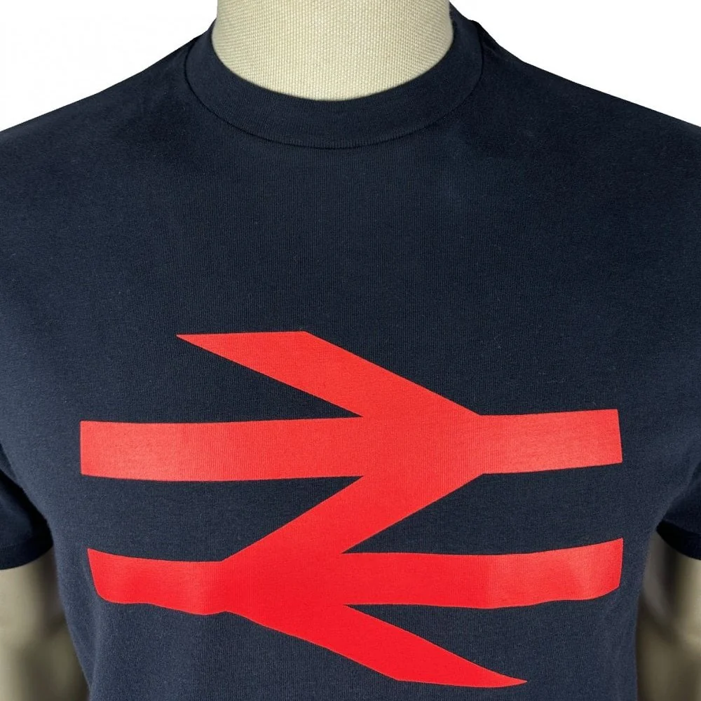 Ska & Soul Damon Albarn Rail Away Days T Shirt Navy - Image 3