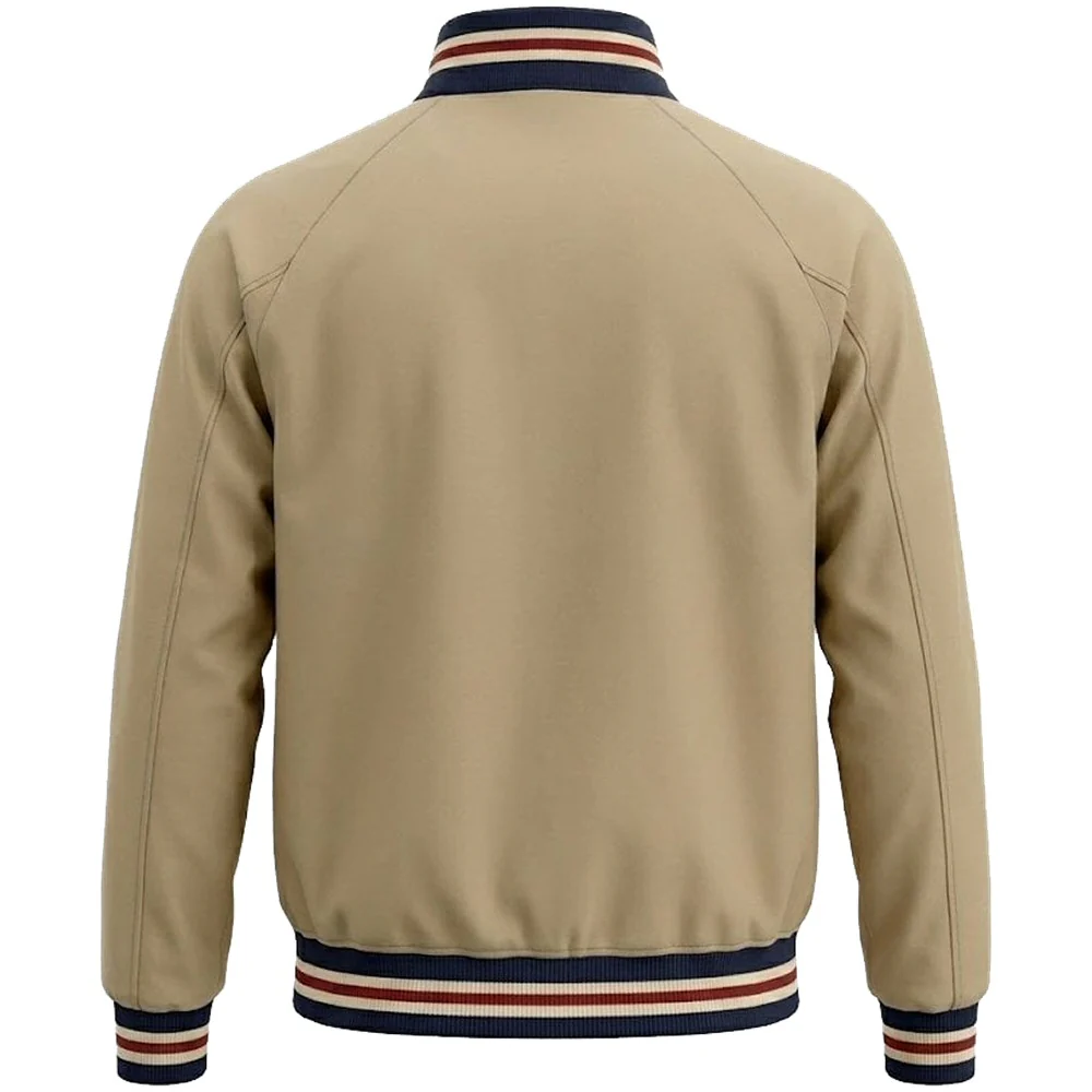 Trojan Records Multi Tipped Collar & Cuff Monkey Jacket Stone - Image 2
